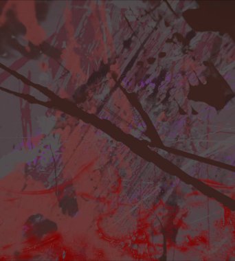 Grunge çağdaş sanat. El sanat yapılmış. renkli doku. Modern sanat. Yağlı boya darbeleri. Darbeleri. Sanatsal arka plan. Soyut resim tuval üzerine.