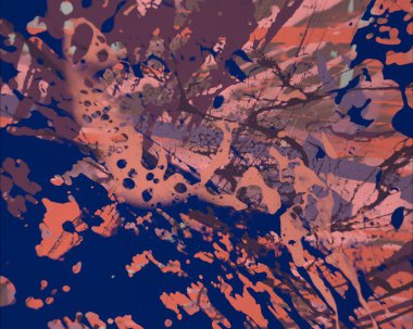 Grunge çağdaş sanat. El sanat yapılmış. renkli doku. Modern sanat. Yağlı boya darbeleri. Darbeleri. Sanatsal arka plan. Soyut resim tuval üzerine.