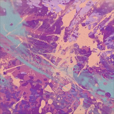 Grunge çağdaş sanat. El sanat yapılmış. renkli doku. Modern sanat. Yağlı boya darbeleri. Darbeleri. Sanatsal arka plan. Soyut resim tuval üzerine.