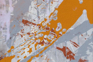 Grunge çağdaş sanat. El sanat yapılmış. renkli doku. Modern sanat. Yağlı boya darbeleri. Darbeleri. Sanatsal arka plan. Soyut resim tuval üzerine.