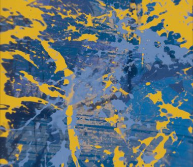 Grunge çağdaş sanat. El sanat yapılmış. renkli doku. Modern sanat. Yağlı boya darbeleri. Darbeleri. Sanatsal arka plan. Soyut resim tuval üzerine.