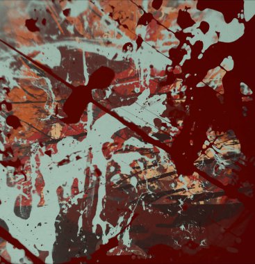 Grunge çağdaş sanat. El sanat yapılmış. renkli doku. Modern sanat. Yağlı boya darbeleri. Darbeleri. Sanatsal arka plan. Soyut resim tuval üzerine.