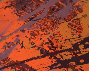 Grunge çağdaş sanat. El sanat yapılmış. renkli doku. Modern sanat. Yağlı boya darbeleri. Darbeleri. Sanatsal arka plan. Soyut resim tuval üzerine.
