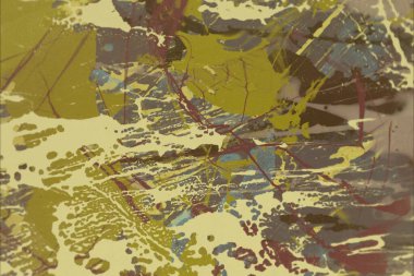 Grunge çağdaş sanat. El sanat yapılmış. renkli doku. Modern sanat. Yağlı boya darbeleri. Darbeleri. Sanatsal arka plan. Soyut resim tuval üzerine.