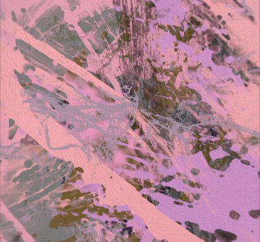 Grunge çağdaş sanat. El sanat yapılmış. renkli doku. Modern sanat. Yağlı boya darbeleri. Darbeleri. Sanatsal arka plan. Soyut resim tuval üzerine.