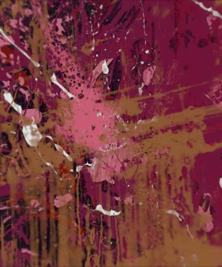 Grunge çağdaş sanat. El sanat yapılmış. renkli doku. Modern sanat. Yağlı boya darbeleri. Darbeleri. Sanatsal arka plan. Soyut resim tuval üzerine.