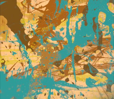Grunge çağdaş sanat. El sanat yapılmış. renkli doku. Modern sanat. Yağlı boya darbeleri. Darbeleri. Sanatsal arka plan. Soyut resim tuval üzerine.