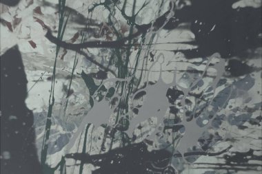 Grunge çağdaş sanat. El sanat yapılmış. renkli doku. Modern sanat. Yağlı boya darbeleri. Darbeleri. Sanatsal arka plan. Soyut resim tuval üzerine.