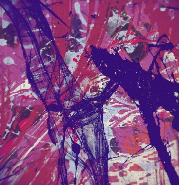 Grunge çağdaş sanat. El sanat yapılmış. renkli doku. Modern sanat. Yağlı boya darbeleri. Darbeleri. Sanatsal arka plan. Soyut resim tuval üzerine.