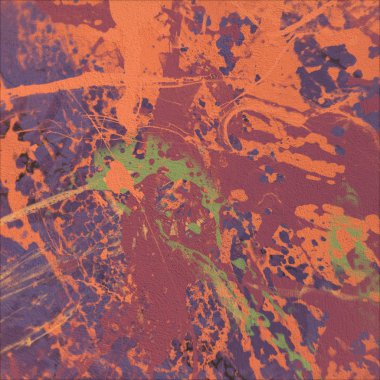 Grunge çağdaş sanat. El sanat yapılmış. renkli doku. Modern sanat. Yağlı boya darbeleri. Darbeleri. Sanatsal arka plan. Soyut resim tuval üzerine.