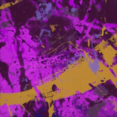 Grunge çağdaş sanat. El sanat yapılmış. renkli doku. Modern sanat. Yağlı boya darbeleri. Darbeleri. Sanatsal arka plan. Soyut resim tuval üzerine.