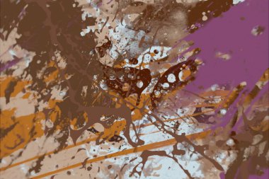 Grunge çağdaş sanat. El sanat yapılmış. renkli doku. Modern sanat. Yağlı boya darbeleri. Darbeleri. Sanatsal arka plan. Soyut resim tuval üzerine.