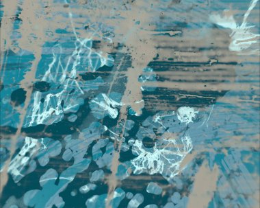 Grunge çağdaş sanat. El sanat yapılmış. renkli doku. Modern sanat. Yağlı boya darbeleri. Darbeleri. Sanatsal arka plan. Soyut resim tuval üzerine.