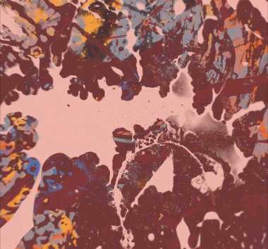 Grunge çağdaş sanat. El sanat yapılmış. renkli doku. Modern sanat. Yağlı boya darbeleri. Darbeleri. Sanatsal arka plan. Soyut resim tuval üzerine.