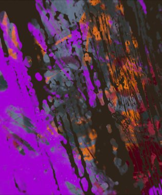 Grunge çağdaş sanat. El sanat yapılmış. renkli doku. Modern sanat. Yağlı boya darbeleri. Darbeleri. Sanatsal arka plan. Soyut resim tuval üzerine.