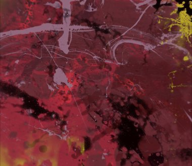 Grunge çağdaş sanat. El sanat yapılmış. renkli doku. Modern sanat. Yağlı boya darbeleri. Darbeleri. Sanatsal arka plan. Soyut resim tuval üzerine.