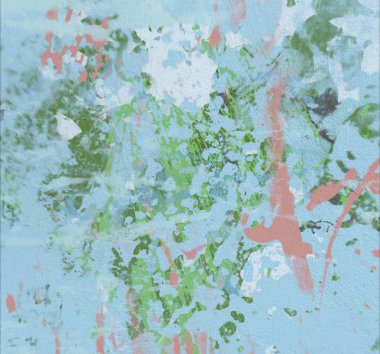 Grunge çağdaş sanat. El sanat yapılmış. renkli doku. Modern sanat. Yağlı boya darbeleri. Darbeleri. Sanatsal arka plan. Soyut resim tuval üzerine.