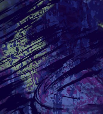 Grunge çağdaş sanat. El sanat yapılmış. renkli doku. Modern sanat. Yağlı boya darbeleri. Darbeleri. Sanatsal arka plan. Soyut resim tuval üzerine.