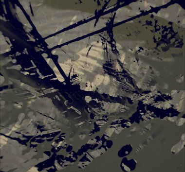 Grunge çağdaş sanat. El sanat yapılmış. renkli doku. Modern sanat. Yağlı boya darbeleri. Darbeleri. Sanatsal arka plan. Soyut resim tuval üzerine.