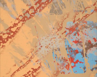 Grunge çağdaş sanat. El sanat yapılmış. renkli doku. Modern sanat. Yağlı boya darbeleri. Darbeleri. Sanatsal arka plan. Soyut resim tuval üzerine.