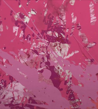 Grunge çağdaş sanat. El sanat yapılmış. renkli doku. Modern sanat. Yağlı boya darbeleri. Darbeleri. Sanatsal arka plan. Soyut resim tuval üzerine.