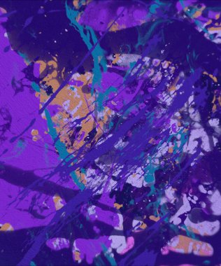 Grunge çağdaş sanat. El sanat yapılmış. renkli doku. Modern sanat. Yağlı boya darbeleri. Darbeleri. Sanatsal arka plan. Soyut resim tuval üzerine.