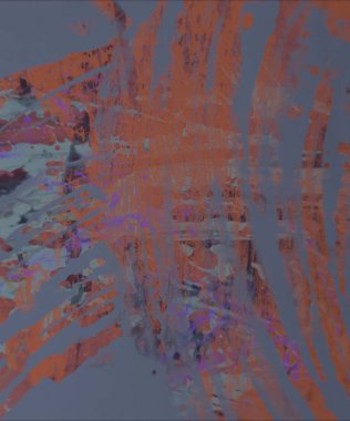 Grunge çağdaş sanat. El sanat yapılmış. renkli doku. Modern sanat. Yağlı boya darbeleri. Darbeleri. Sanatsal arka plan. Soyut resim tuval üzerine.