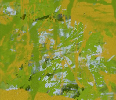 Grunge çağdaş sanat. El sanat yapılmış. renkli doku. Modern sanat. Yağlı boya darbeleri. Darbeleri. Sanatsal arka plan. Soyut resim tuval üzerine.