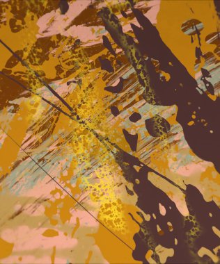 Grunge çağdaş sanat. El sanat yapılmış. renkli doku. Modern sanat. Yağlı boya darbeleri. Darbeleri. Sanatsal arka plan. Soyut resim tuval üzerine.