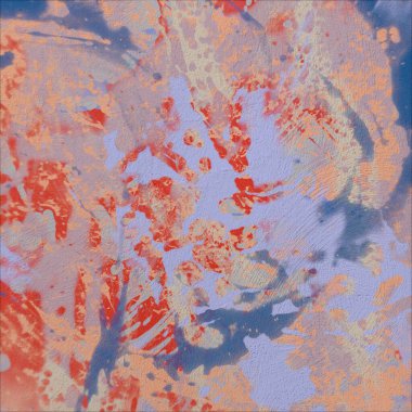 Grunge çağdaş sanat. El sanat yapılmış. renkli doku. Modern sanat. Yağlı boya darbeleri. Darbeleri. Sanatsal arka plan. Soyut resim tuval üzerine.