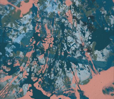 Grunge çağdaş sanat. El sanat yapılmış. renkli doku. Modern sanat. Yağlı boya darbeleri. Darbeleri. Sanatsal arka plan. Soyut resim tuval üzerine.
