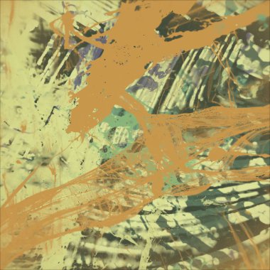 Grunge çağdaş sanat. El sanat yapılmış. renkli doku. Modern sanat. Yağlı boya darbeleri. Darbeleri. Sanatsal arka plan. Soyut resim tuval üzerine.