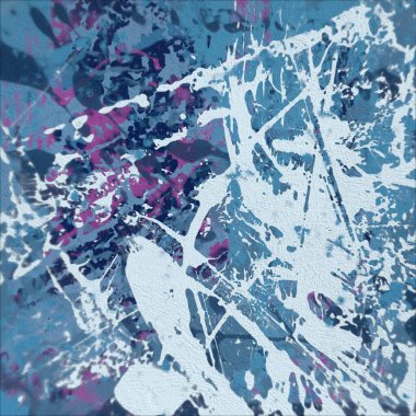 Grunge çağdaş sanat. El sanat yapılmış. renkli doku. Modern sanat. Yağlı boya darbeleri. Darbeleri. Sanatsal arka plan. Soyut resim tuval üzerine.