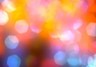 Bokeh ve parlak ışıklar arka plan. Doğal bokeh ve parlak ışıklar Vintage Magic arka plan ile renk Festival arka plan