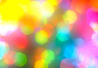 Bokeh ve parlak ışıklar arka plan. Doğal bokeh ve parlak ışıklar Vintage Magic arka plan ile renk Festival arka plan