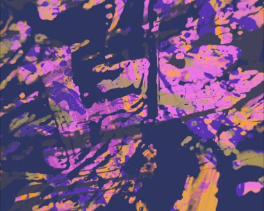 Grunge çağdaş sanat. El sanat yapılmış. renkli doku. Modern sanat. Yağlı boya darbeleri. Darbeleri. Sanatsal arka plan. Soyut resim tuval üzerine.