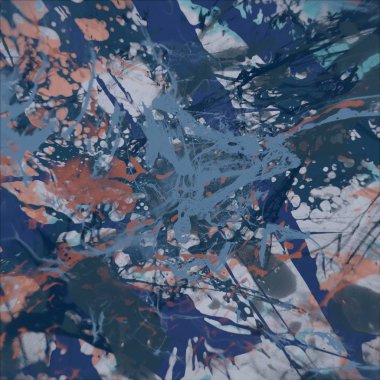 Grunge çağdaş sanat. El sanat yapılmış. renkli doku. Modern sanat. Yağlı boya darbeleri. Darbeleri. Sanatsal arka plan. Soyut resim tuval üzerine.