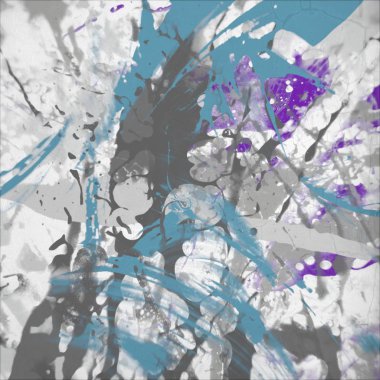 Grunge çağdaş sanat. El sanat yapılmış. renkli doku. Modern sanat. Yağlı boya darbeleri. Darbeleri. Sanatsal arka plan. Soyut resim tuval üzerine.