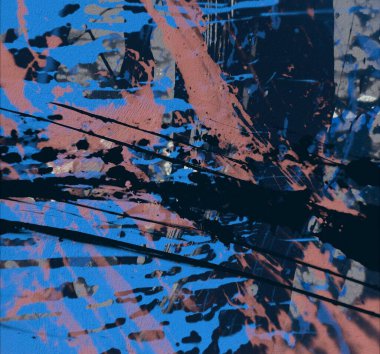 Grunge çağdaş sanat. El sanat yapılmış. renkli doku. Modern sanat. Yağlı boya darbeleri. Darbeleri. Sanatsal arka plan. Soyut resim tuval üzerine.