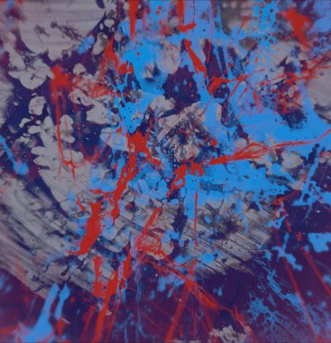 Grunge çağdaş sanat. El sanat yapılmış. renkli doku. Modern sanat. Yağlı boya darbeleri. Darbeleri. Sanatsal arka plan. Soyut resim tuval üzerine.