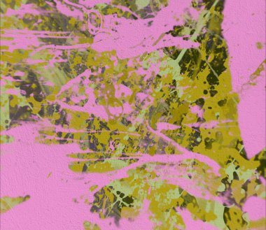 Grunge çağdaş sanat. El sanat yapılmış. renkli doku. Modern sanat. Yağlı boya darbeleri. Darbeleri. Sanatsal arka plan. Soyut resim tuval üzerine.