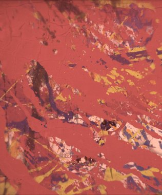 Grunge çağdaş sanat. El sanat yapılmış. renkli doku. Modern sanat. Yağlı boya darbeleri. Darbeleri. Sanatsal arka plan. Soyut resim tuval üzerine.