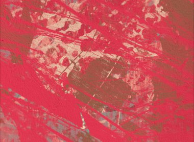 Grunge çağdaş sanat. El sanat yapılmış. renkli doku. Modern sanat. Yağlı boya darbeleri. Darbeleri. Sanatsal arka plan. Soyut resim tuval üzerine.