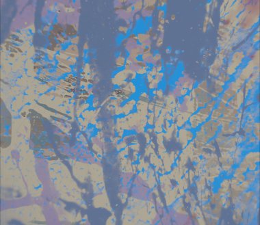 Grunge çağdaş sanat. El sanat yapılmış. renkli doku. Modern sanat. Yağlı boya darbeleri. Darbeleri. Sanatsal arka plan. Soyut resim tuval üzerine.