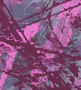 Grunge çağdaş sanat. El sanat yapılmış. renkli doku. Modern sanat. Yağlı boya darbeleri. Darbeleri. Sanatsal arka plan. Soyut resim tuval üzerine.