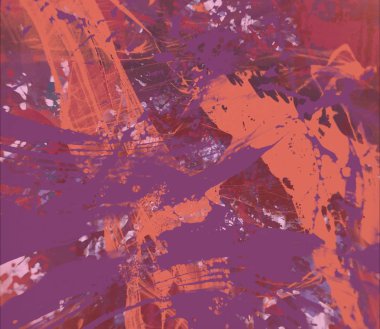 Grunge çağdaş sanat. El sanat yapılmış. renkli doku. Modern sanat. Yağlı boya darbeleri. Darbeleri. Sanatsal arka plan. Soyut resim tuval üzerine.