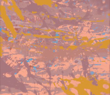 Grunge çağdaş sanat. El sanat yapılmış. renkli doku. Modern sanat. Yağlı boya darbeleri. Darbeleri. Sanatsal arka plan. Soyut resim tuval üzerine.