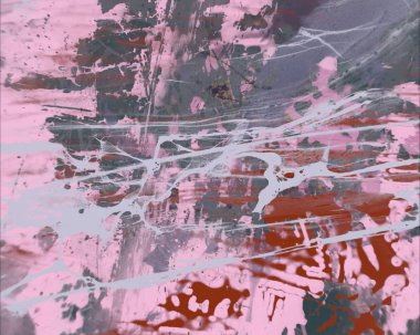 Grunge çağdaş sanat. El sanat yapılmış. renkli doku. Modern sanat. Yağlı boya darbeleri. Darbeleri. Sanatsal arka plan. Soyut resim tuval üzerine.