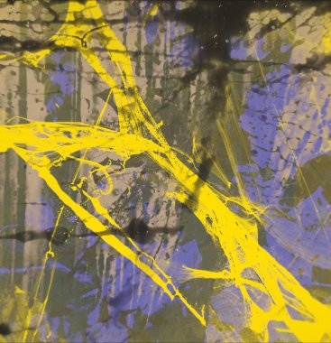 Grunge çağdaş sanat. El sanat yapılmış. renkli doku. Modern sanat. Yağlı boya darbeleri. Darbeleri. Sanatsal arka plan. Soyut resim tuval üzerine.