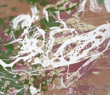 Grunge çağdaş sanat. El sanat yapılmış. renkli doku. Modern sanat. Yağlı boya darbeleri. Darbeleri. Sanatsal arka plan. Soyut resim tuval üzerine.